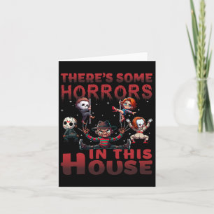 Tarjeta Hay algunos horrores en esta casa divertido terror
