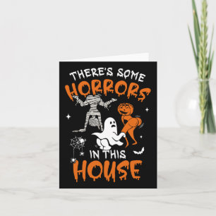 Tarjeta Hay Algunos Horrores En Esta Casa Fantasma Calabaz