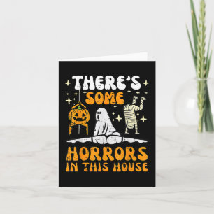 Tarjeta Hay Algunos Horrores En Esta Casa Fantasma Hallowe