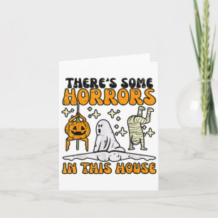 Tarjeta Hay Algunos Horrores En Esta Casa Gracioso Cha De