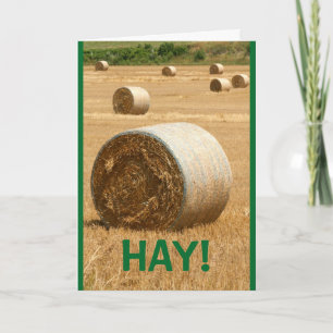 Tarjeta ¡HAY! Feliz Navidad