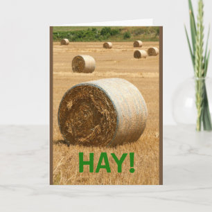 Tarjeta ¡HAY! Muchas gracias