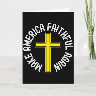 Tarjeta Haz a América Fiel de Nuevo, Cristiano, Pascua, Na