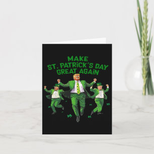 Tarjeta Haz de nuevo genial el día de San Patricio Cerveza