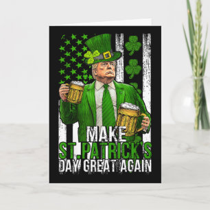 Tarjeta Haz de nuevo genial el día de San Patricio Diverti