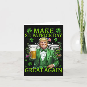 Tarjeta Haz de nuevo genial el día de San Patricio Diverti