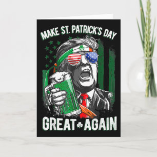 Tarjeta Haz de nuevo genial el día de San Patricio Leprech