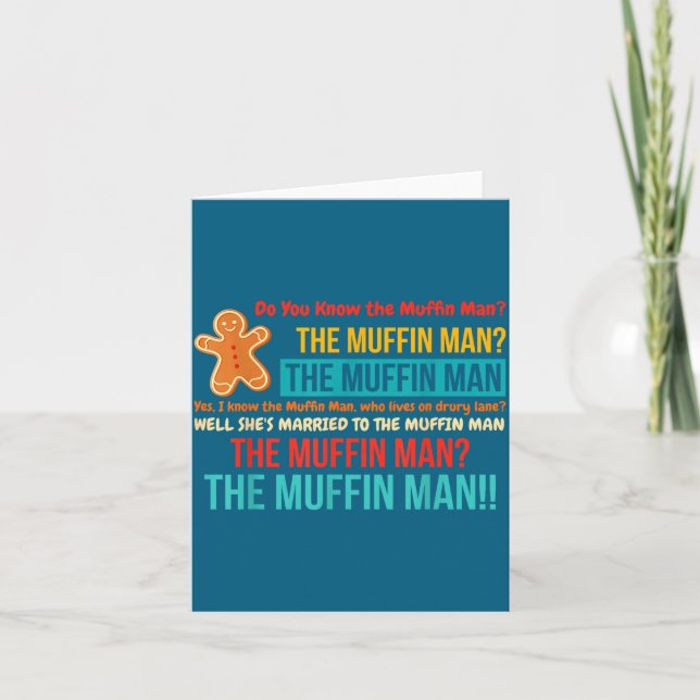 Tarjeta Haz El Conocer Muffin Muffin (Anverso)