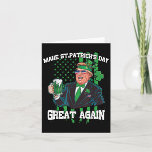 Tarjeta Haz el día de San Patricio Grande de Nuevo Vintage