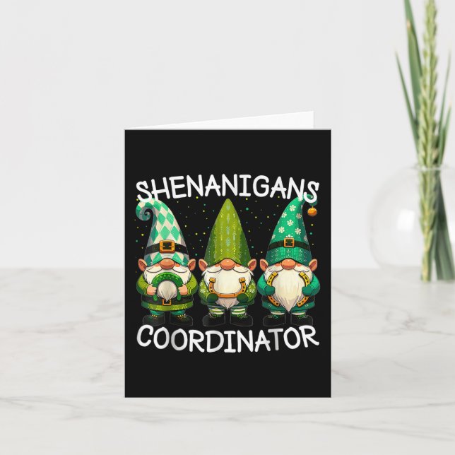 Tarjeta Haz Grande el Día de San Patricio de Nuevo Camiset (Anverso)