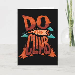 Tarjeta Haz La Subida Frase Motivacional Para Montañista