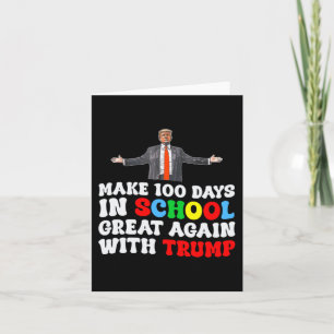 Tarjeta Haz Que 100 Días En La Escuela Sean Grandes De Nue