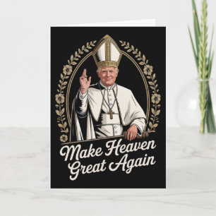 Tarjeta Haz Que El Cielo Sea Grande De Nuevo Donald Trump 