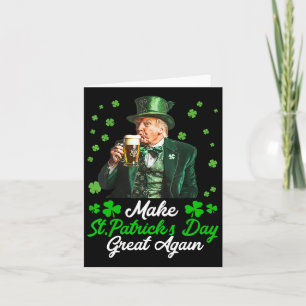 Tarjeta Haz que el día de San Patricio sea genial de nuevo