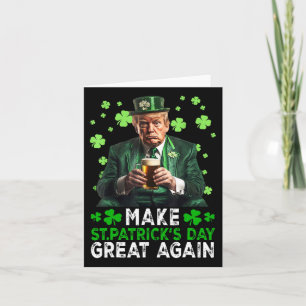 Tarjeta Haz que el día de San Patricio sea genial de nuevo