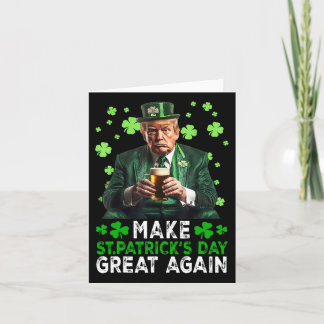 Tarjeta Haz que el día de San Patricio sea genial de nuevo