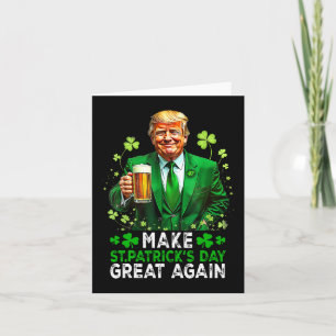 Tarjeta Haz que el día de San Patricio sea genial de nuevo