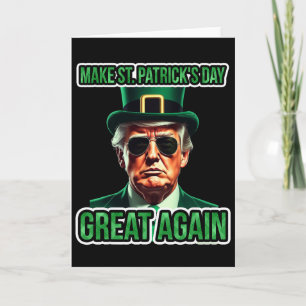 Tarjeta Haz que el día de San Patricio sea genial, diverti