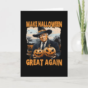 Tarjeta Haz que Halloween sea genial otra vez Divertido Tr
