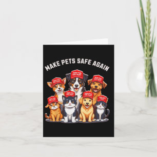 Tarjeta Haz que las mascotas vuelvan a estar seguras Diver