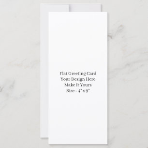 Tarjeta Haz que sea tu propio apartamento 4" x 9" Saludo