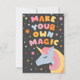 Tarjeta Haz tu propia magia