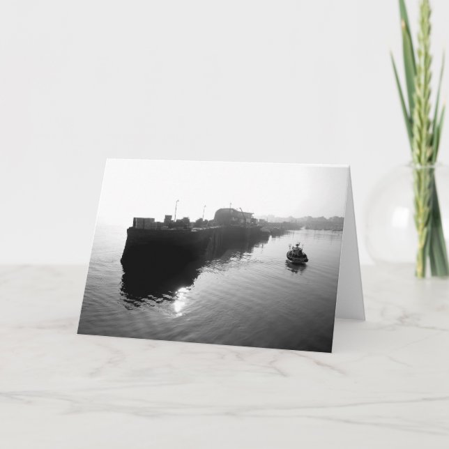 Tarjeta Hazy South Pier, Bridlington (Anverso)