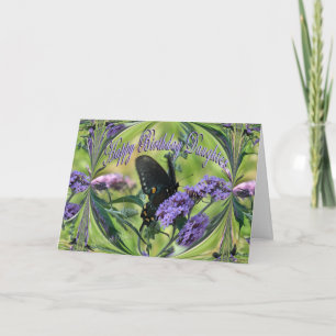 Tarjeta HBday a un Hija-personalizar