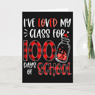 Tarjeta He Amado a Mi Cl Por 100 Días de Maestra Va