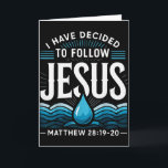 Tarjeta He Bautizado He Decidido Seguir a Jesús Bautismo<br><div class="desc">He Bautizado He Decidido Seguir a Jesús Bautismo</div>