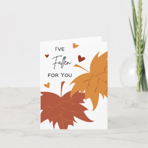 Tarjeta He caído por ti - El día de San Valentín Pun
