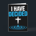 Tarjeta He Decidido Cruz de Bautismo Cristiano Agua Fe<br><div class="desc">He Decidido Cruz de Bautismo Cristiano Agua Fe</div>
