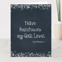 He encontrado el que ama mi alma Versículo de la B