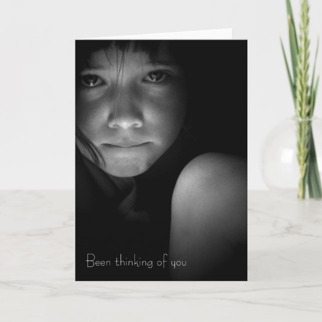 Tarjeta He estado pensando en ti (Anverso)