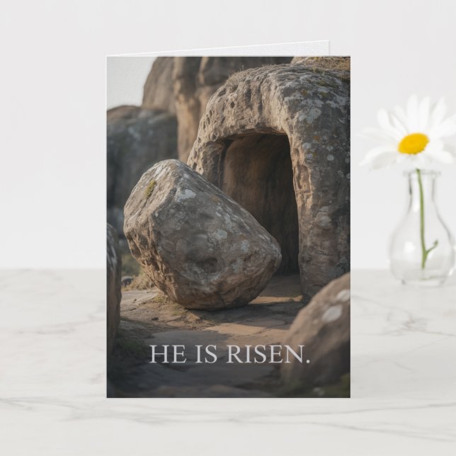 Tarjeta He Is Risen Easter Bulk Church Greeting Cards (Planta pequeña)