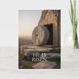 Tarjeta He Is Risen Easter Bulk Church Greeting Cards
