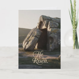 Tarjeta He Is Risen Easter Bulk Church Greeting Cards