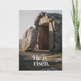 Tarjeta He Is Risen Easter Bulk Church Greeting Cards