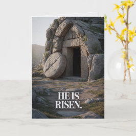 Tarjeta He Is Risen Easter Bulk Church Greeting Cards