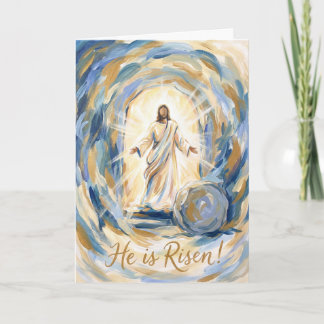 Tarjeta He Is Risen in Glory Easter Card