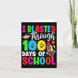 Tarjeta He Pasado 100 Días En La Escuela 100 Días