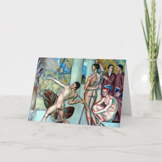 Tarjeta Healthy Mind in a Healthy Body Fine Art Card (Anverso)