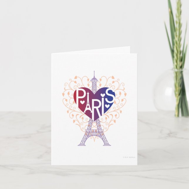 TARJETA Heart® de PARIS Lover (Anverso)