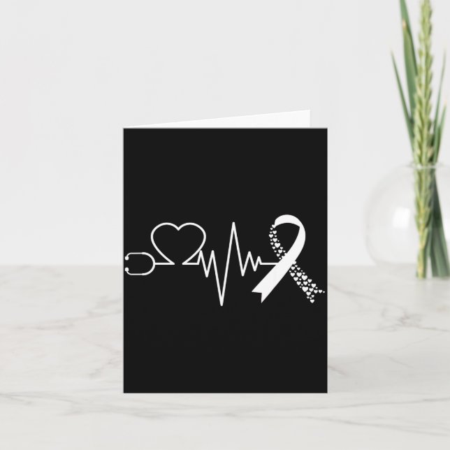 Tarjeta Heart Disease Awareness Go Red In February Health  (Anverso)