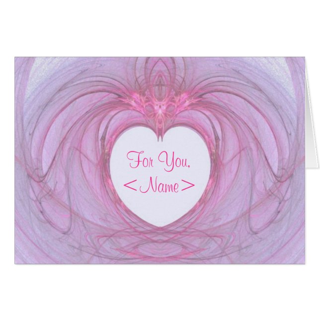 Tarjeta Heart For You (Anverso (Horizontal))