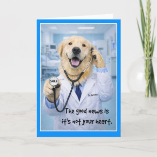 Tarjeta Heart is Good So... Get Well Card  STSB-1