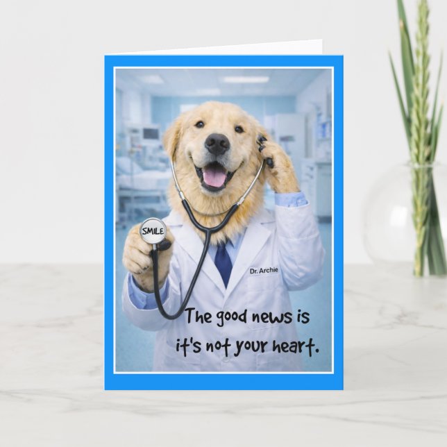 Tarjeta Heart is Good So... Get Well Card  STSB-1 (Anverso)