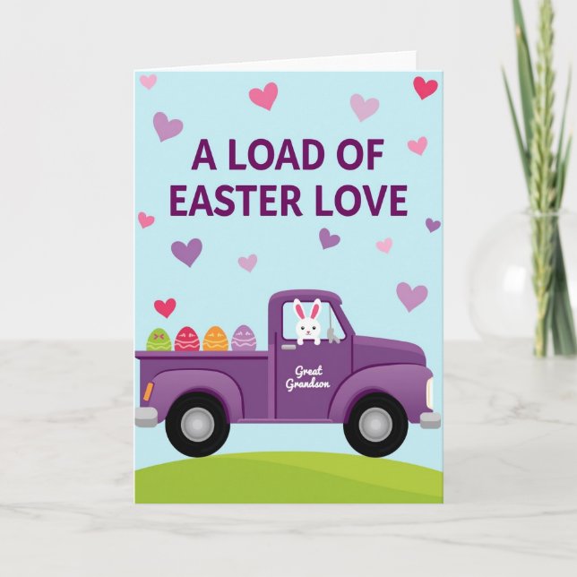 Tarjeta Heart Pattern Truck Card (Anverso)