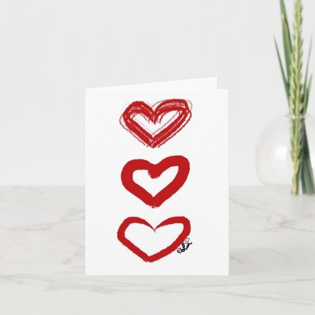 Tarjeta Heart Trio (Anverso)