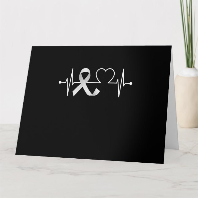 Tarjeta Heartbeat Lung Cancer Awareness (Anverso)